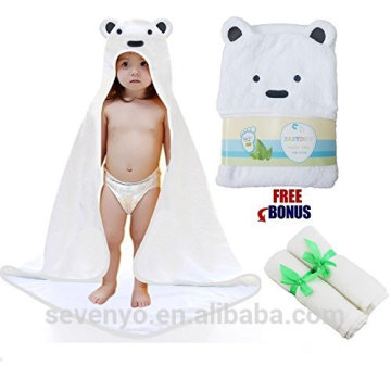 100% bambou ours bébé serviette à capuchon bambou serviette bébé garder votre bébé au chaud et au sec Super doux et moelleux